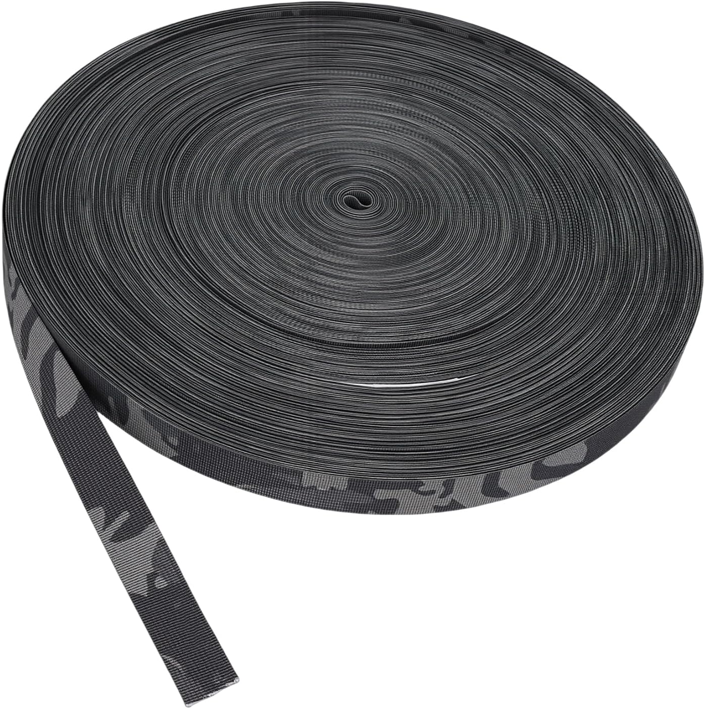 Camo Webbing Strap, 1 Inch Wide 321.5ft Nylon Strapping with Reinforced Edges, for Outdoor DIY Gear Repair Camping Hammocks Party Decor