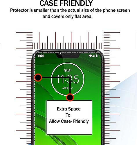 Miniatura 5 de RKINC Protector de pantalla para Motorola Moto Z3 Z3 Play, protector de pantalla de vidrio templado, 0.013 in Garantía de por vida Antiarañazos