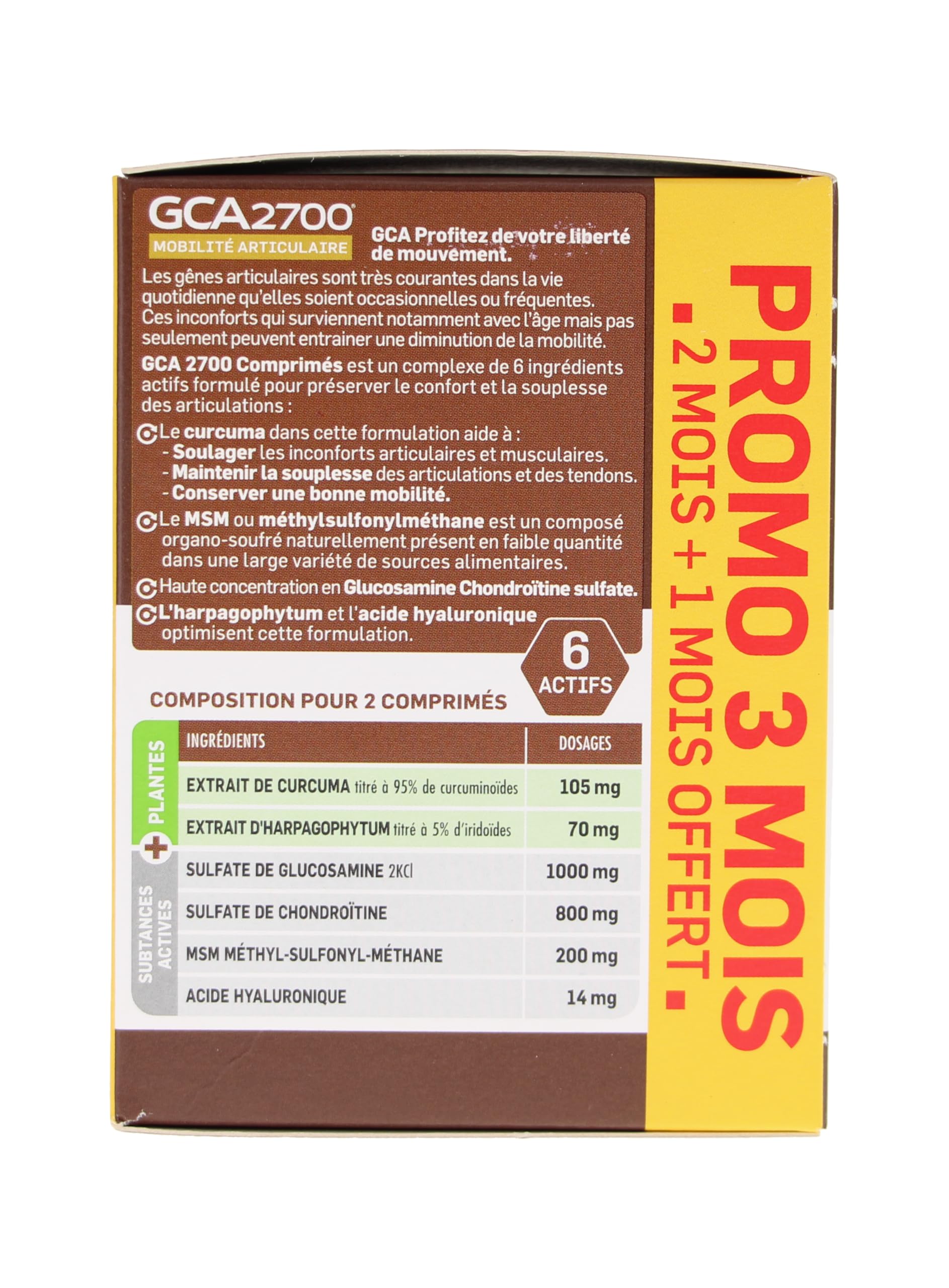 Santé Verte GCA 2700 120 Comprimés + 60 Comprimés Offerts