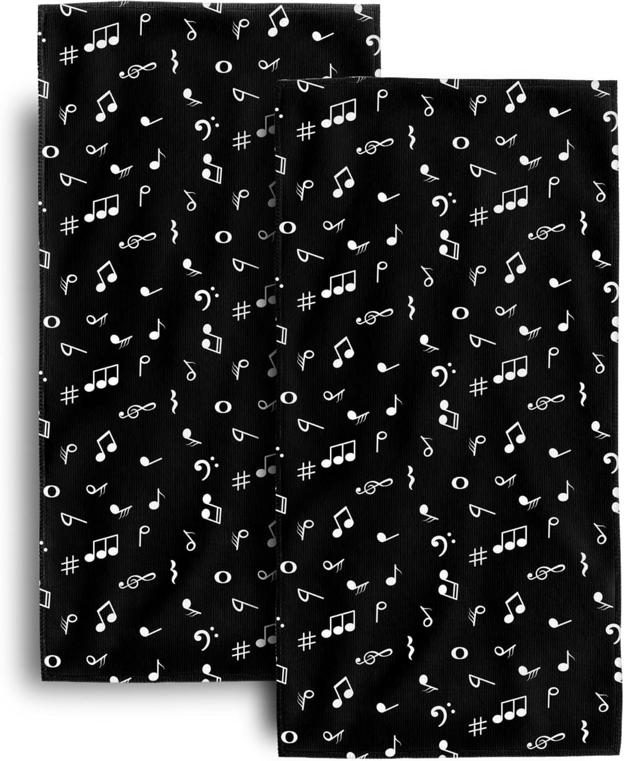 Music Note Music Lover Gift Bath Hand Towels for Bathroom