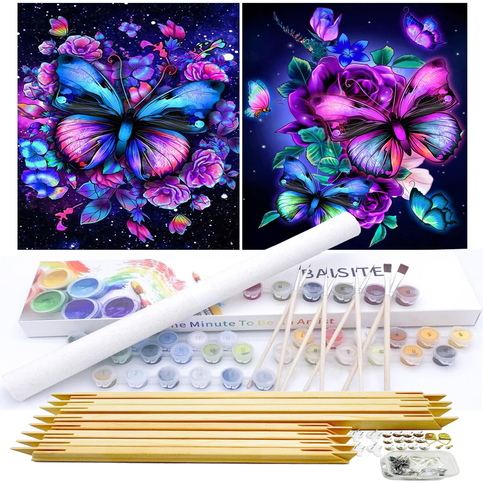 Paint By Numbers Kit - Flowers for Adults -11