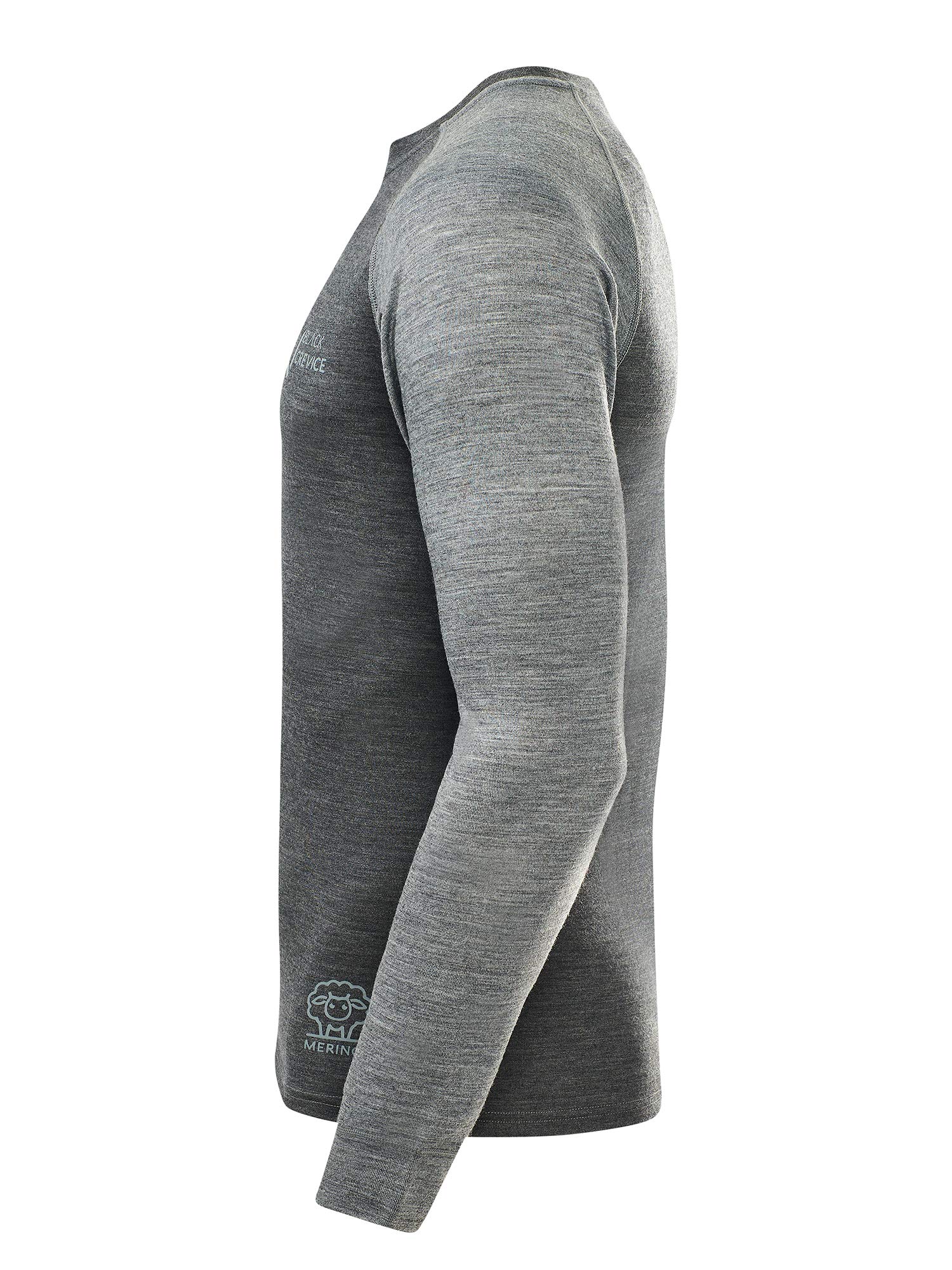 Black Crevice Black Crevice Camiseta Interior de Lana Merino Ropa Interior Funcional. Hombre (Pack de 1)