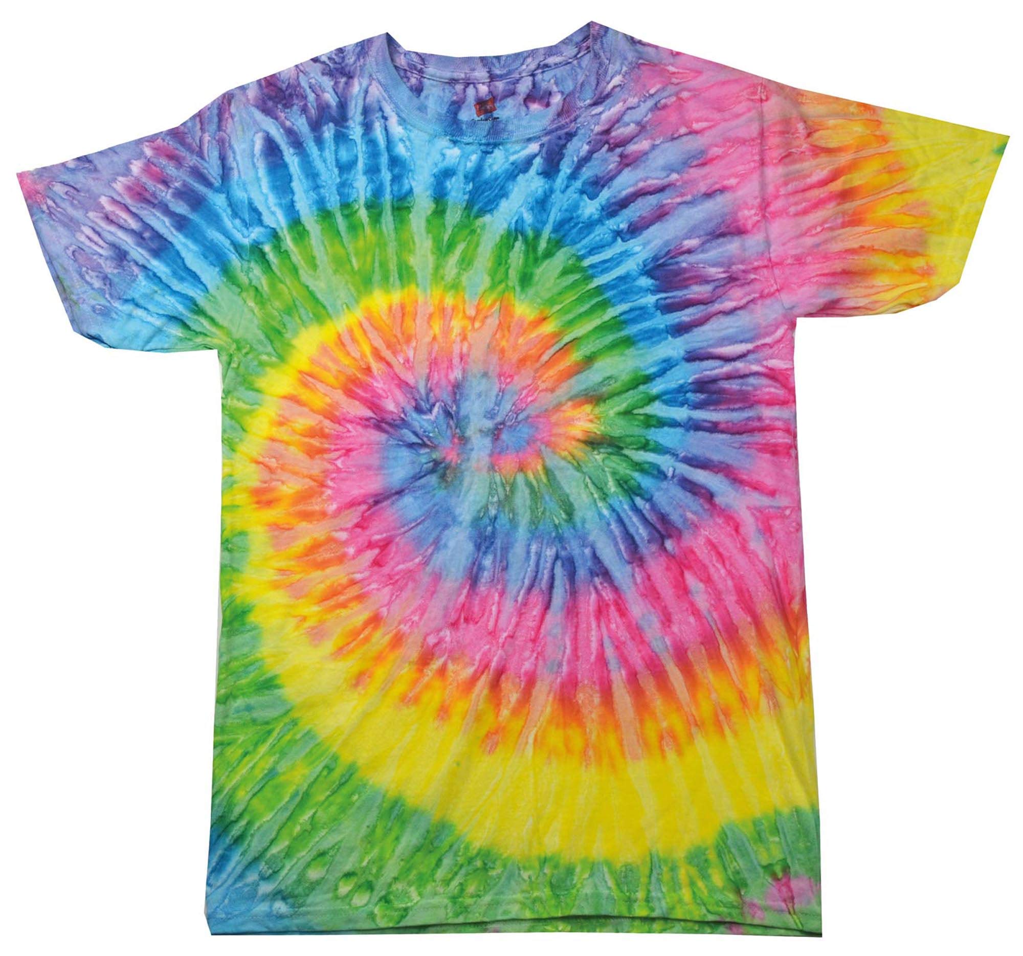 Colortone Tie-dye Shirt - Blank Plain Shirts Saturn L TD02M