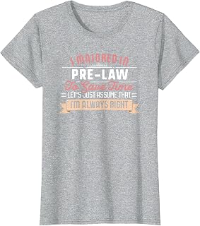 Funny Pre-Law Major Student Shirt Graduation Gift College T-Shirt