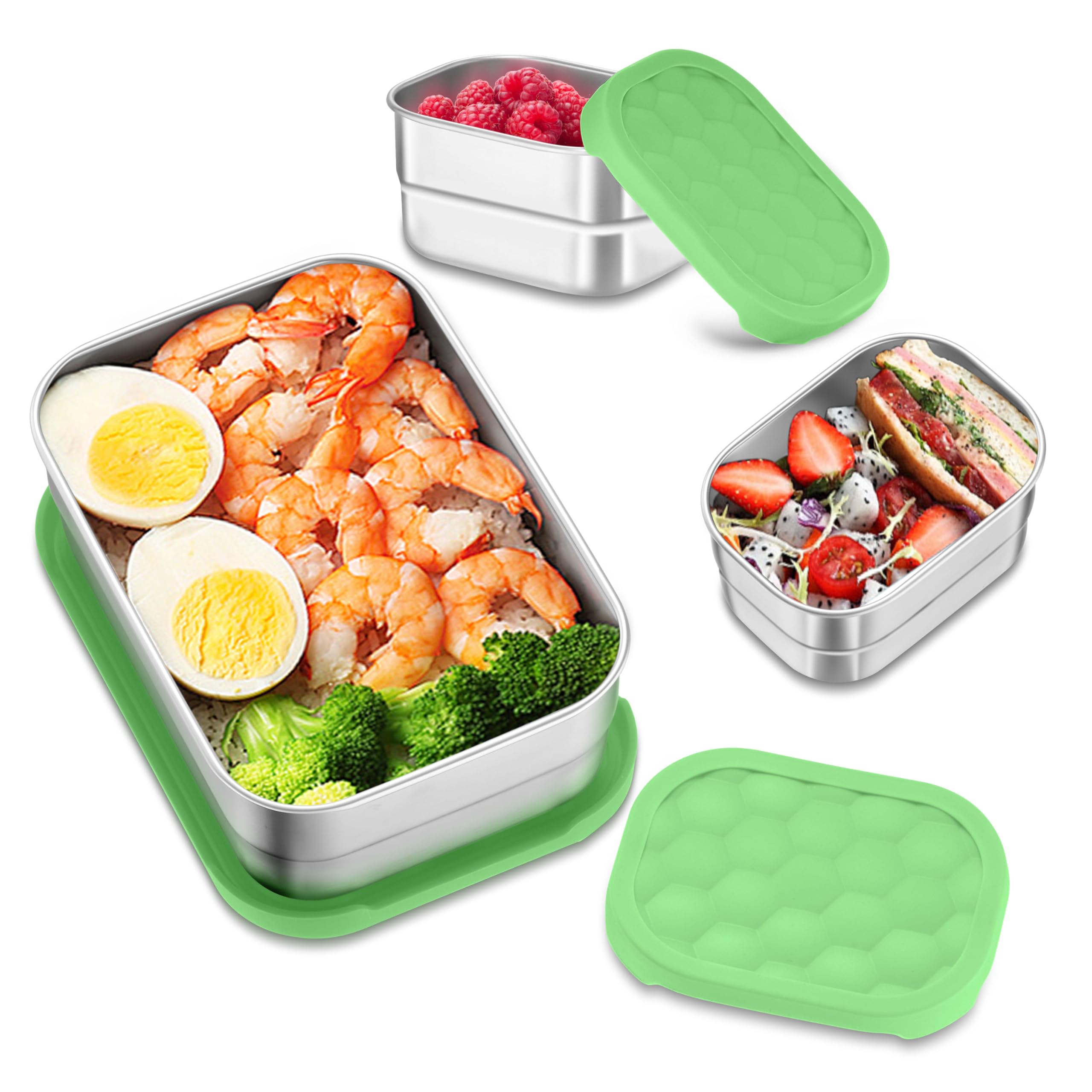 HaWare Stainless Steel Lunch Box Containers for Kids