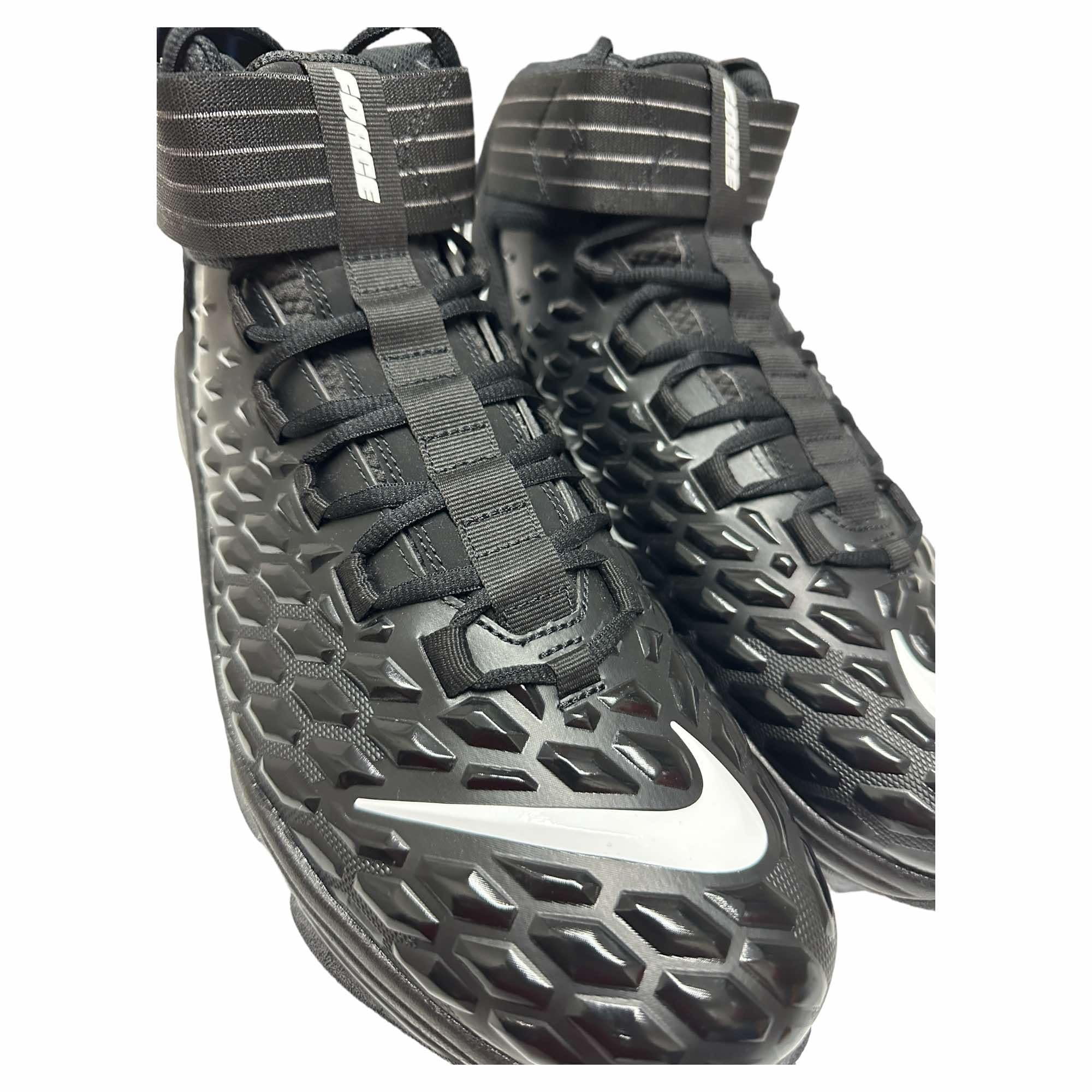 Nike Men's Force Savage Pro-2 Football Cleats Shoes Black/White #BV5448-001 - Size Men's 14.5