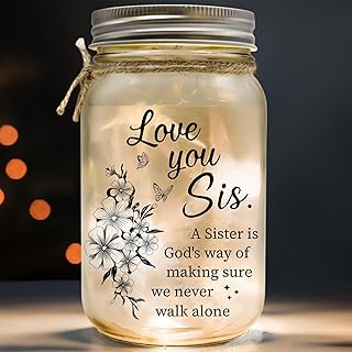 A Sister Is God's Way We Never Walk Alone Lighting – Birthday Gift for S...