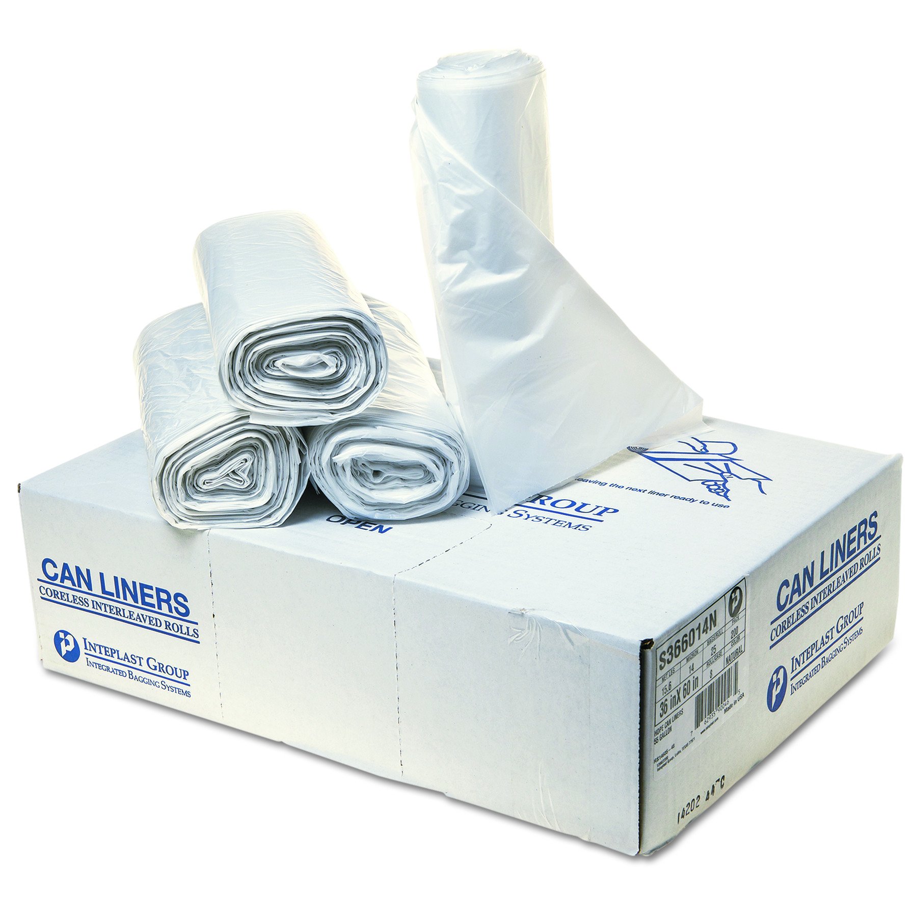 Amazon.com: Inteplast Group S366017N 55 Gallon Capacity, 60