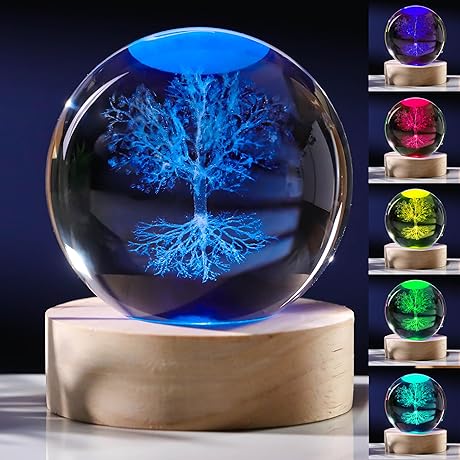Tree of Life Crystal Ball Gift for Women - A Sparkly Blessing