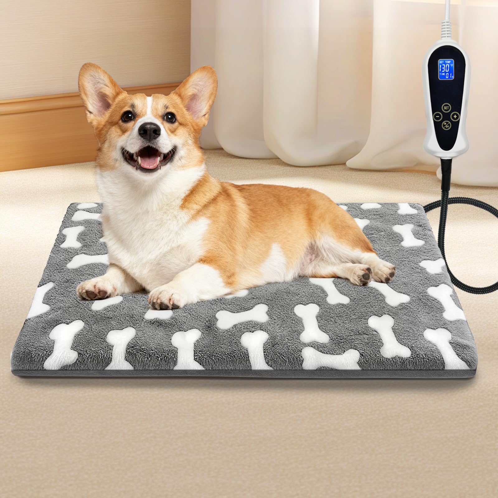 Bestio Dog Heating Pad, 22' x 18'