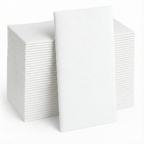 Servilletas de cena desechables, toallas de mano desechables, toallas de invitados, suaves y absorbentes, servilletas de papel de alta calidad para
