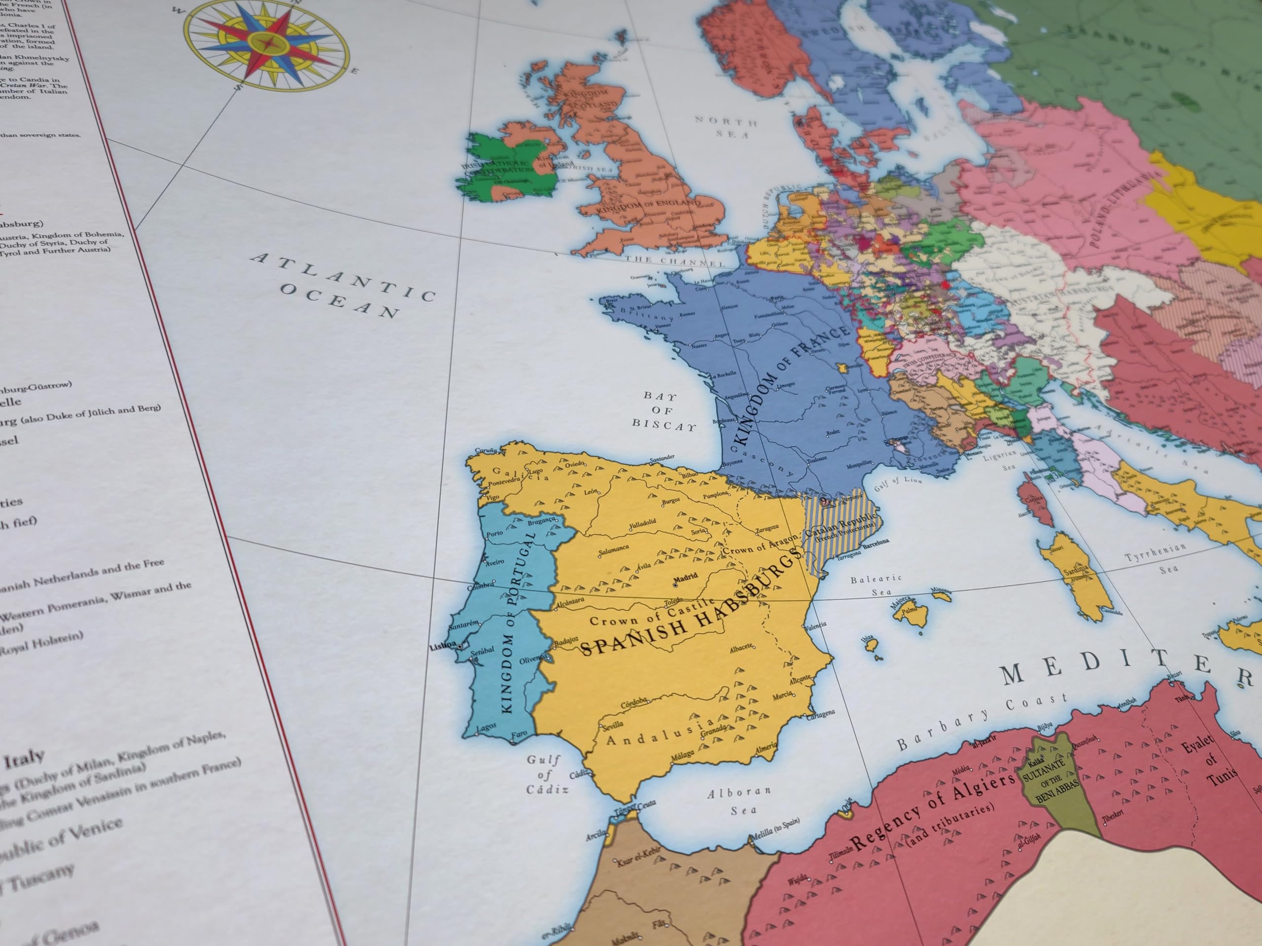 Europa 1648, Mapa Histórico (100x70cm)