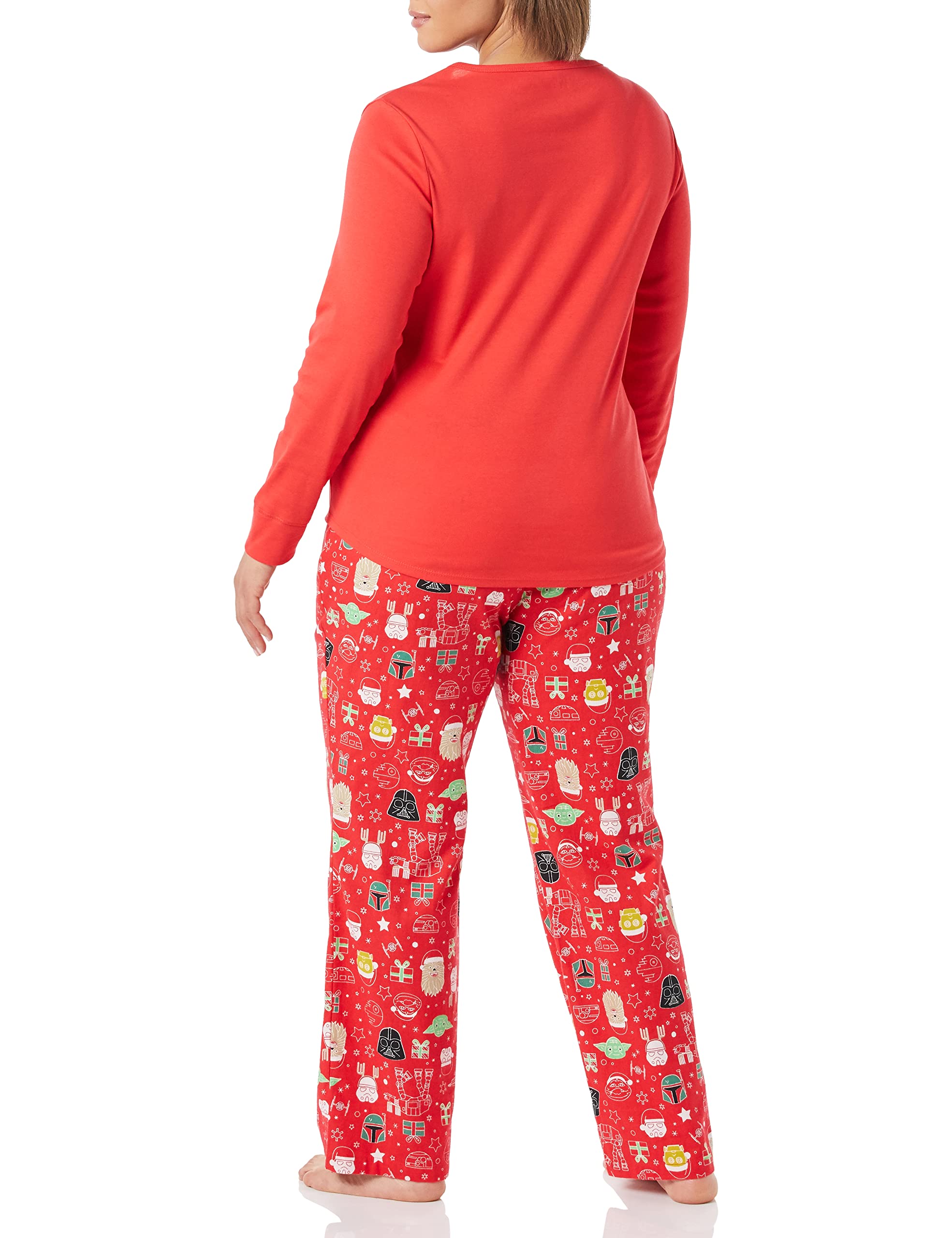 Amazon Essentials Disney | Marvel | Star Wars Set da Notte Pigiama in Flanella Donna