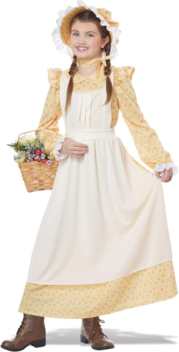 California Costumes Girls Prairie Girl Costume - L