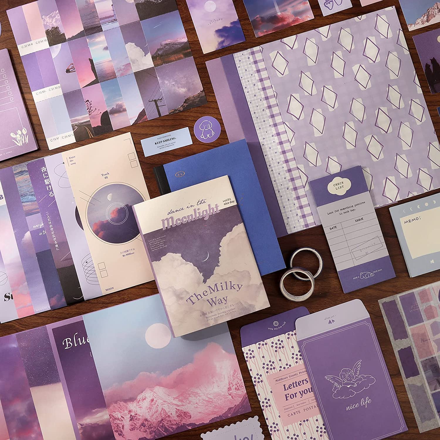 Stamp Market Junk Journal 600 Sheets Vintage Scrapbook Paper DIY ...