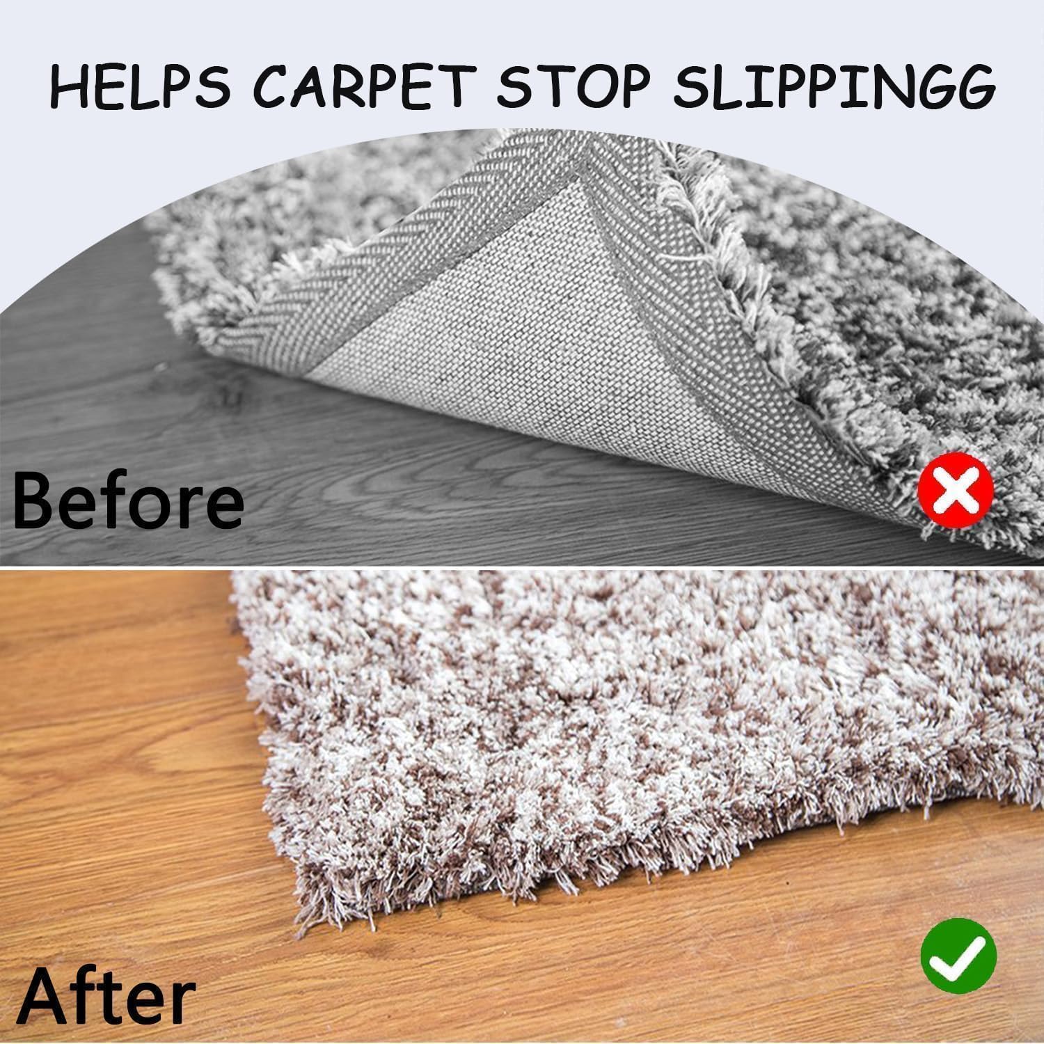 Sous Tapis Antidérapant 10x10 cm 10 Paires Anti Derapant Fixation Nappe Positionnement