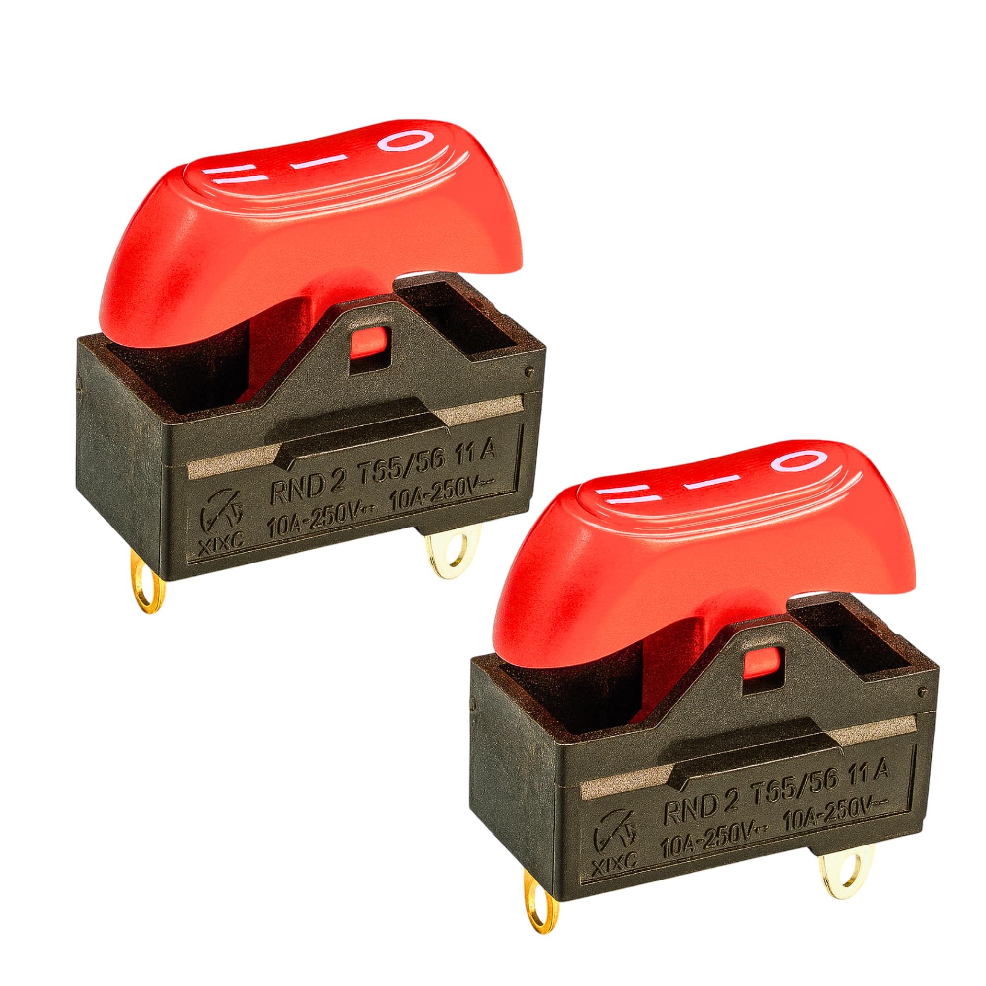 NEXTOY AC10A 250 V To 25A 125V Hair Dryer Switch Low and High On Off Power Switch 3 Way Rocker Switch (Pack Of 2)-image-10