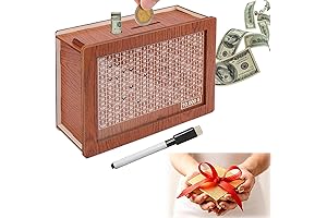 Cash Vault Wooden Savings Box: Secure Your Savings with Style