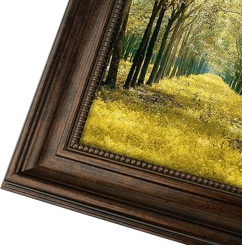 Miniatura 6 de Space Art Deco, Portarretrato ornamentado de 8x12 pulgadas sin paspartú para foto de 8x12, con vidrio inastillable y colgadores de dientes de sierra