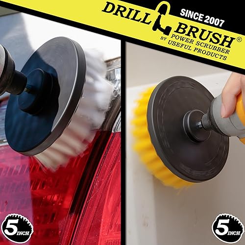 Miniatura 33 de Accesorios de cocina - Limpieza de ollas - Suministros de limpieza - Cepillo de taladro - Juego de cepillos de cocina y baño - Cepillo giratorio