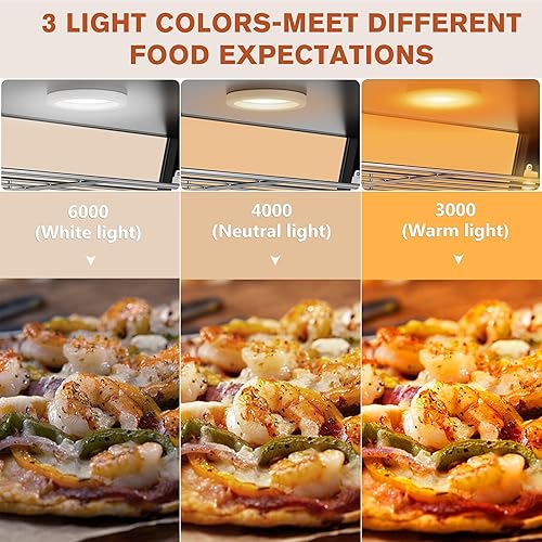 Miniatura 7 de Calentador de alimentos comercial de 3 estantes con estante superior, calentadores de encimera de 44 pulgadas, caja caliente para pizzapretzelpara