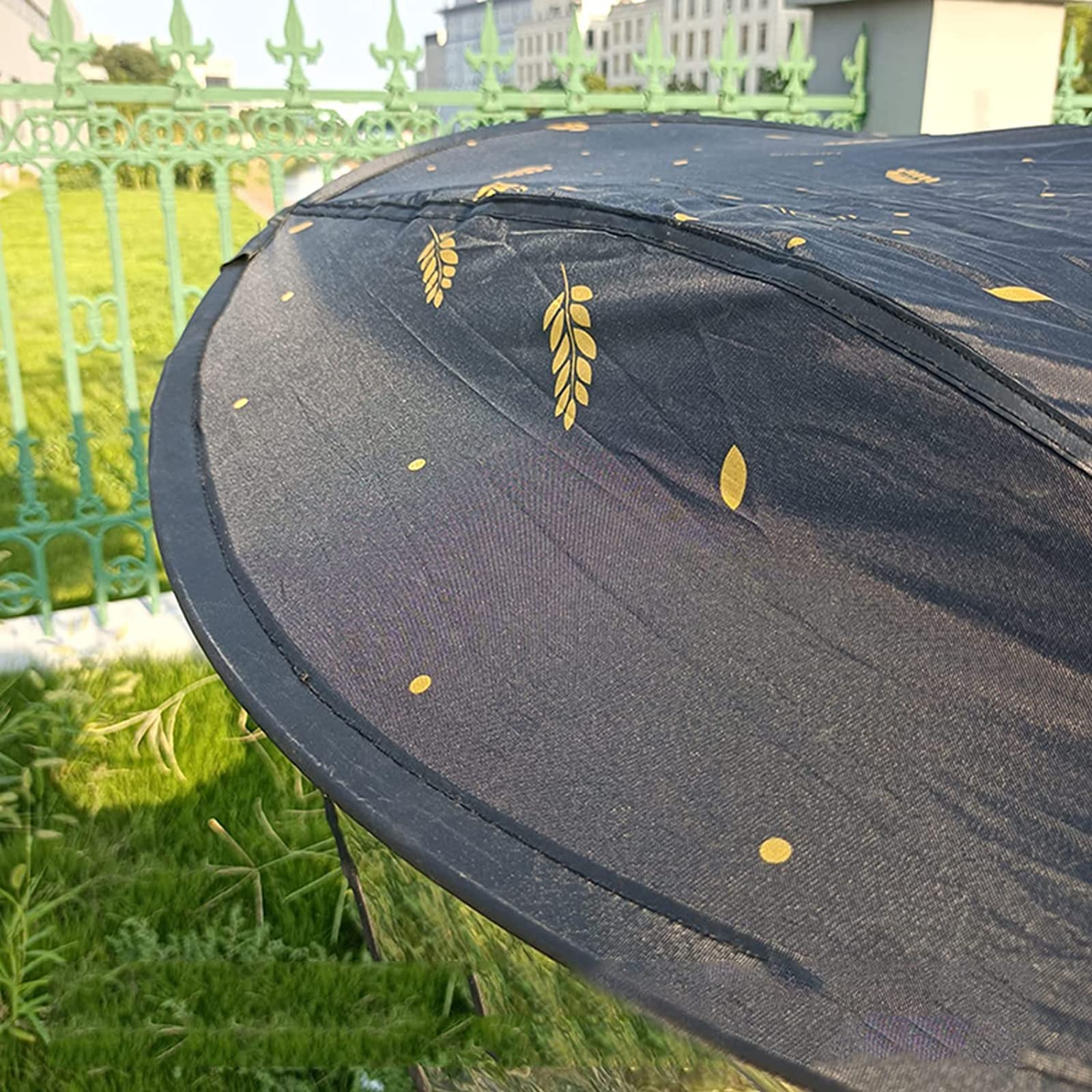 Elektryczny baldachim na parasol na wózek inwalidzki, regulowana osłona przeciwsłoneczna i osłona przeciwdeszczowa, oddychająca gaza boczna, ochrona przed promieniowaniem UV, uniwersalny stojak na
