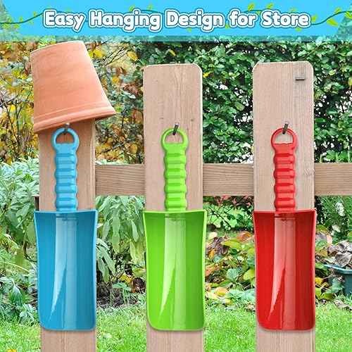 Miniatura 5 de Pala de arena de playa jumbo de 9 pulgadas, juguetes para niños y adultos, pala de arena grande para playa, herramientas de jardín para caja de