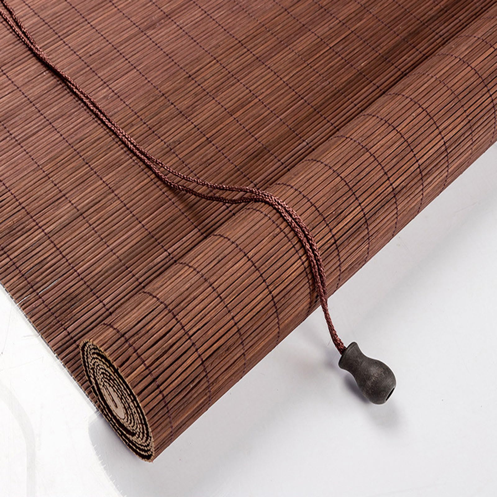 Store bambou extérieur 60 x 260 cm respirant coloris naturel pour filtrer la lumière