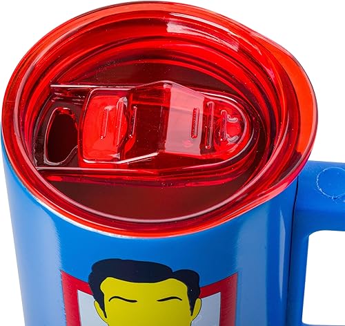 Miniatura 4 de Silver Buffalo Ted Lasso Garbage Water - Taza de café de acero inoxidable de doble pared con asa, 15 onzas