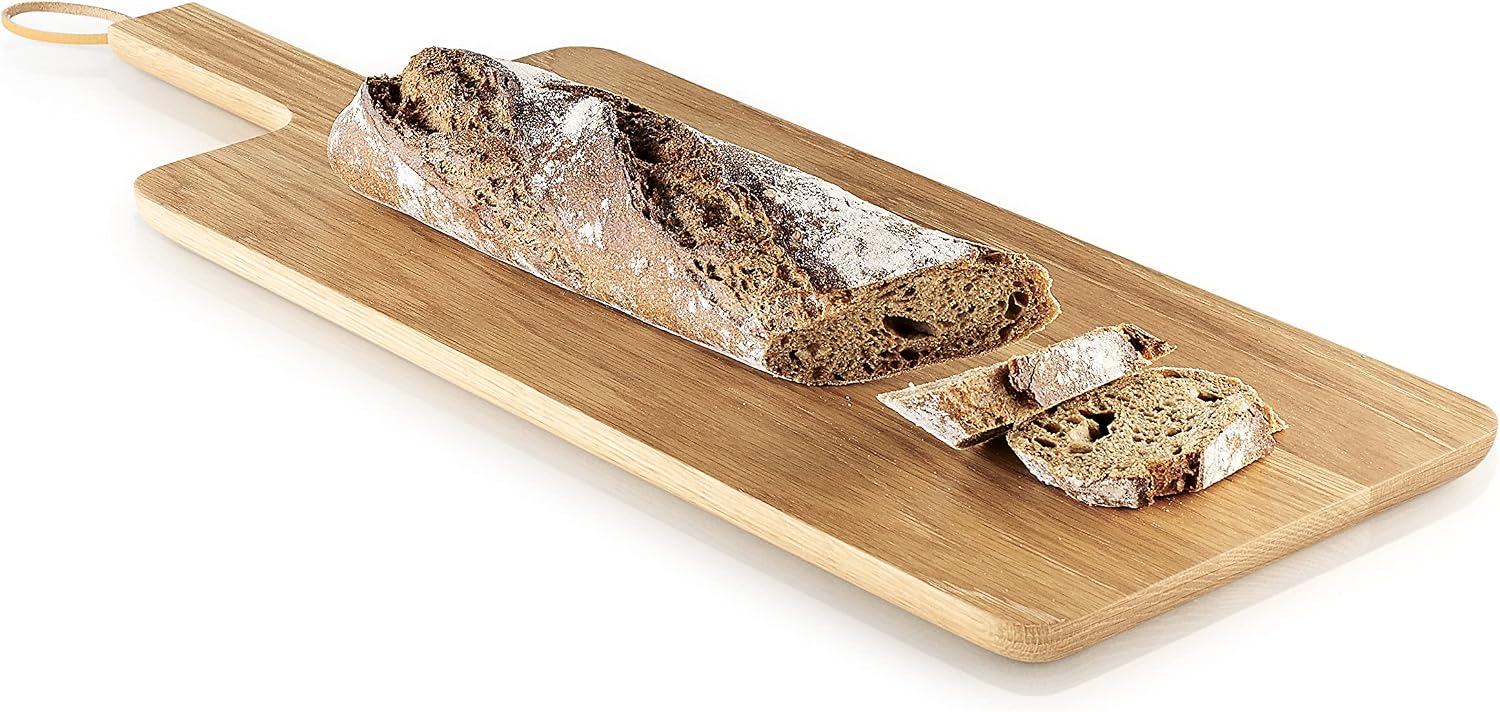 EVA SOLO Wooden Chopping Board Oak 44 x 22 cm Suitable for Cooking and Serving Wood