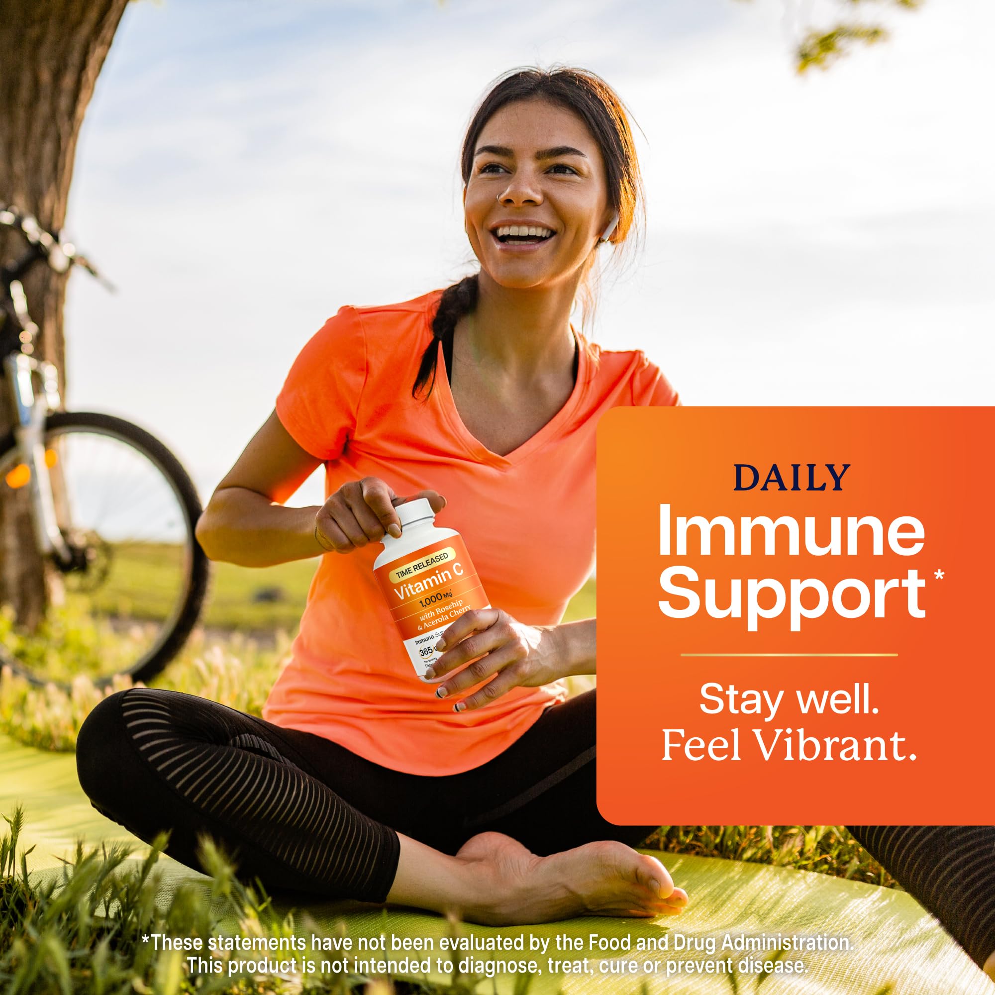 Vitamin C 1000mg, Immune Support, Timed-Release Capsules, 1 Year Supply — Amazon image 4