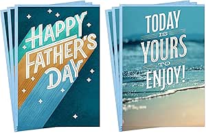 Hallmark Father's Day Card Pack (6 Cards, 2 Designs) for Dads ...