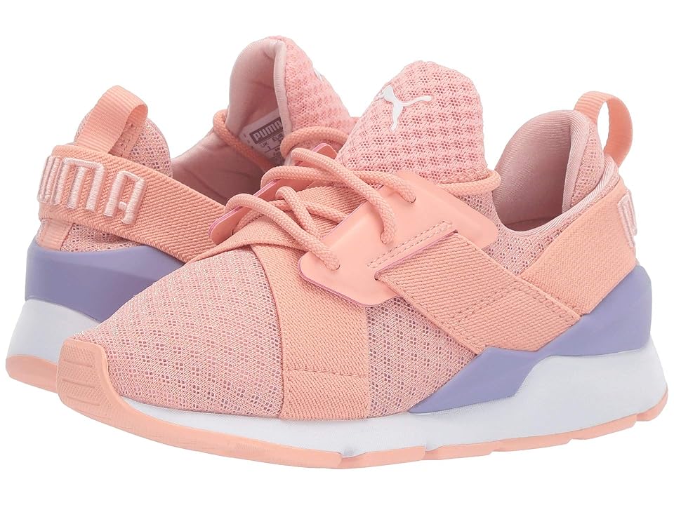 

Puma Kids Muse (Little Kid) (Peach Bud/Sweet Lavender) Girl's Shoes, Orange
