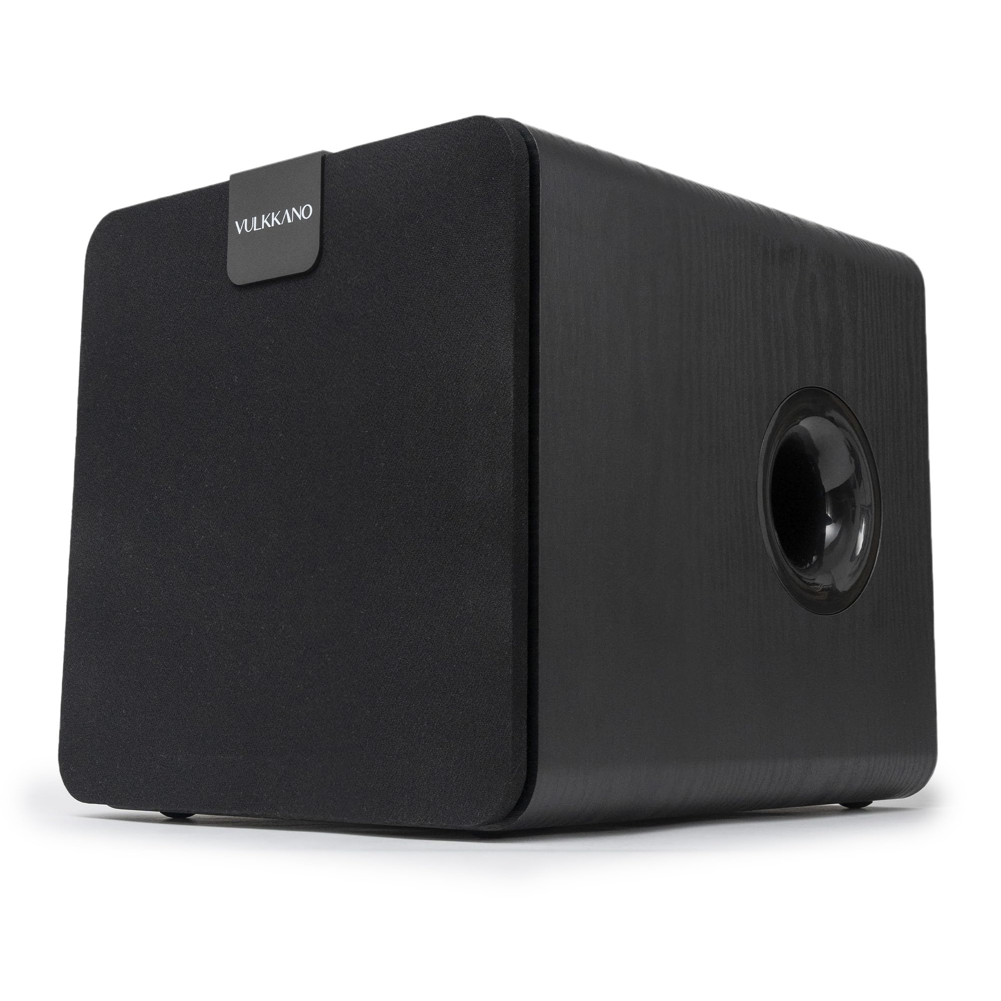 VULKKANO SUB8 Subwoofer Attivo da 8 Pollici, Amplificato con 80W RMS, Frequenza de 40 Hz - 250 Hz, Crossover Regolabile, Home Hifi Audio & Cinema.