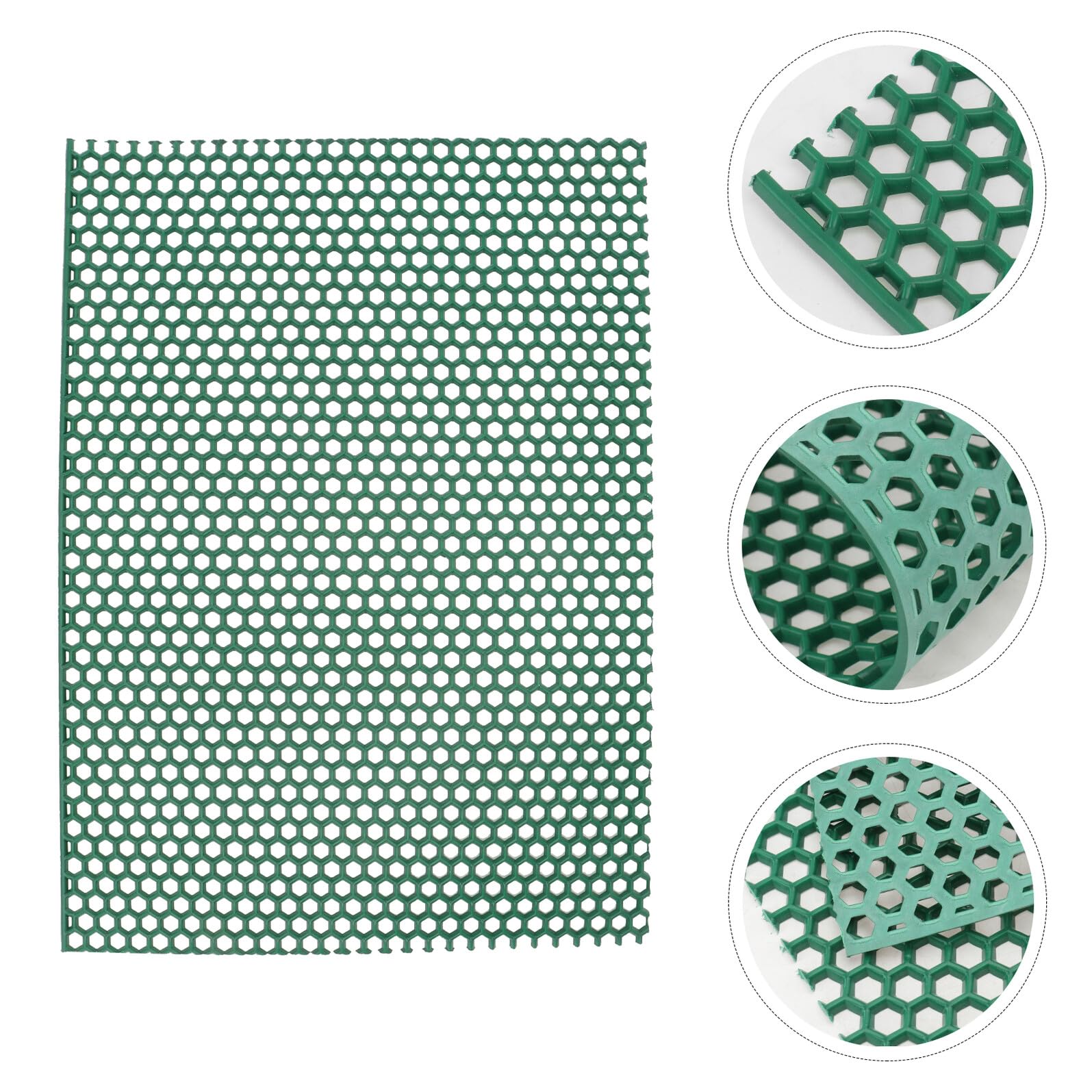 Beaupretty Tapis De Cage pour Chien 17.72X11.81X0.20In Tapis Isolant Respirant avec Bord Arrondi pour Chenil Hygiénique Et Nettoyage Facile