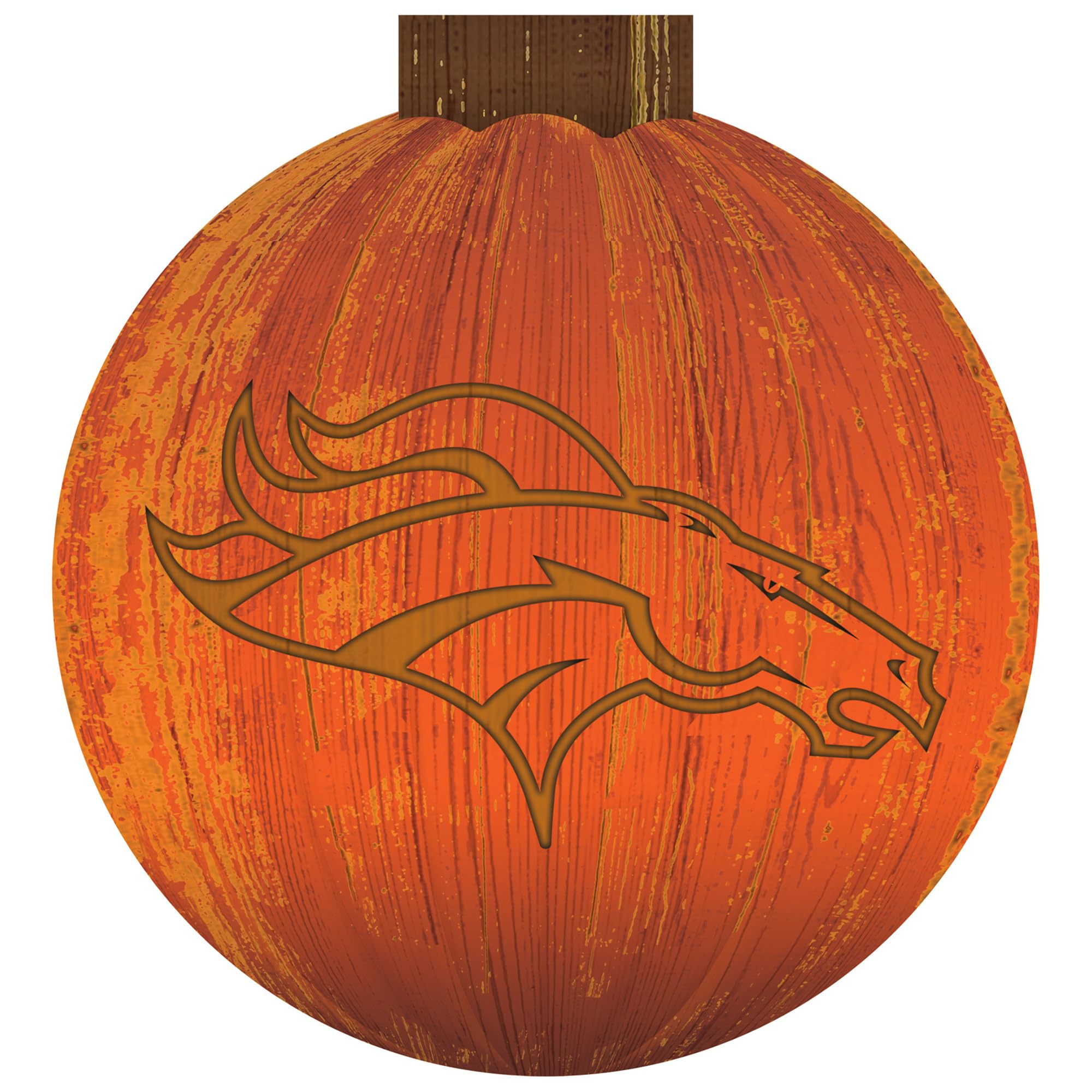Amazon.com : Denver Broncos 12'' Pumpkin Sign : Sports & Outdoors