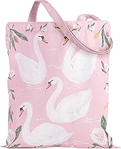 Loveinside Sac Fourre-Tout En Toile Motif Fraise Pour Femmes Et Filles, Rose, Réutilisable, Idéal Pour Les Vacances, Le Shopping, La Plage, Le Shopping, Le Travail Et La Salle De Sport (35 X 40 Cm).