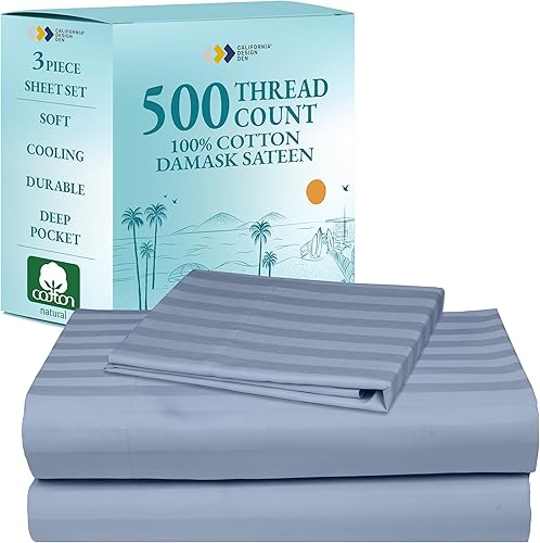 California Design Den - Juego de sábanas de 500 hilos