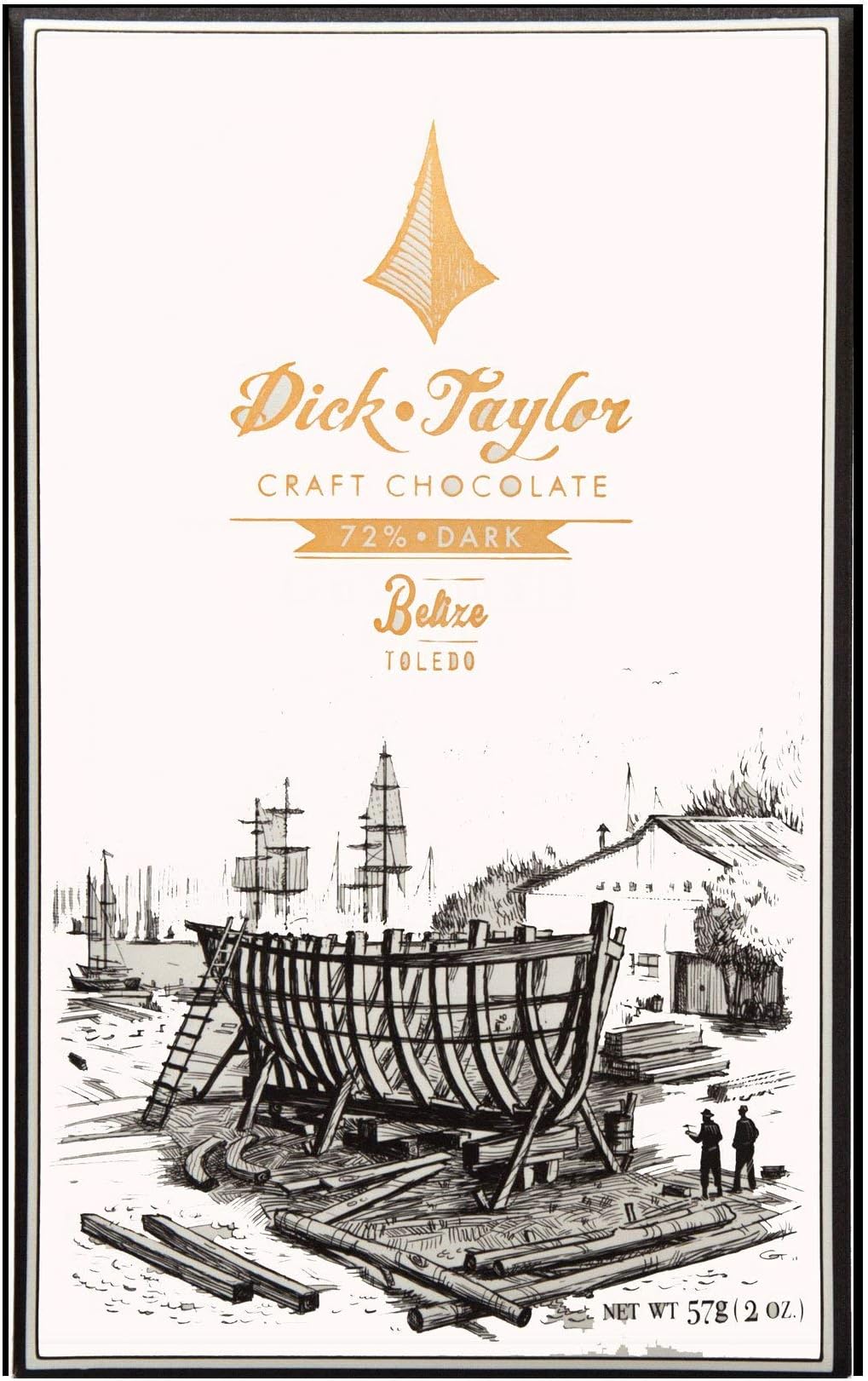 Dick Taylor Chocolate, Bar Chocolate Guatemala 70%, 2 Ounce