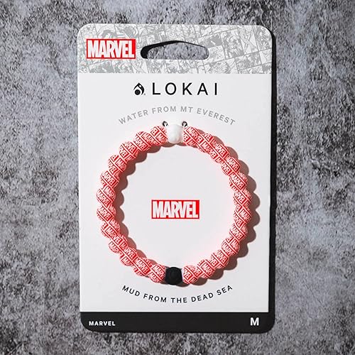 Miniatura 4 de Lokai The Marvel Collection Bracelets - Silicone Beaded Bracelets for Women  Men Jewelry Fashion Bracelets Slide-On for Comfortable Fit