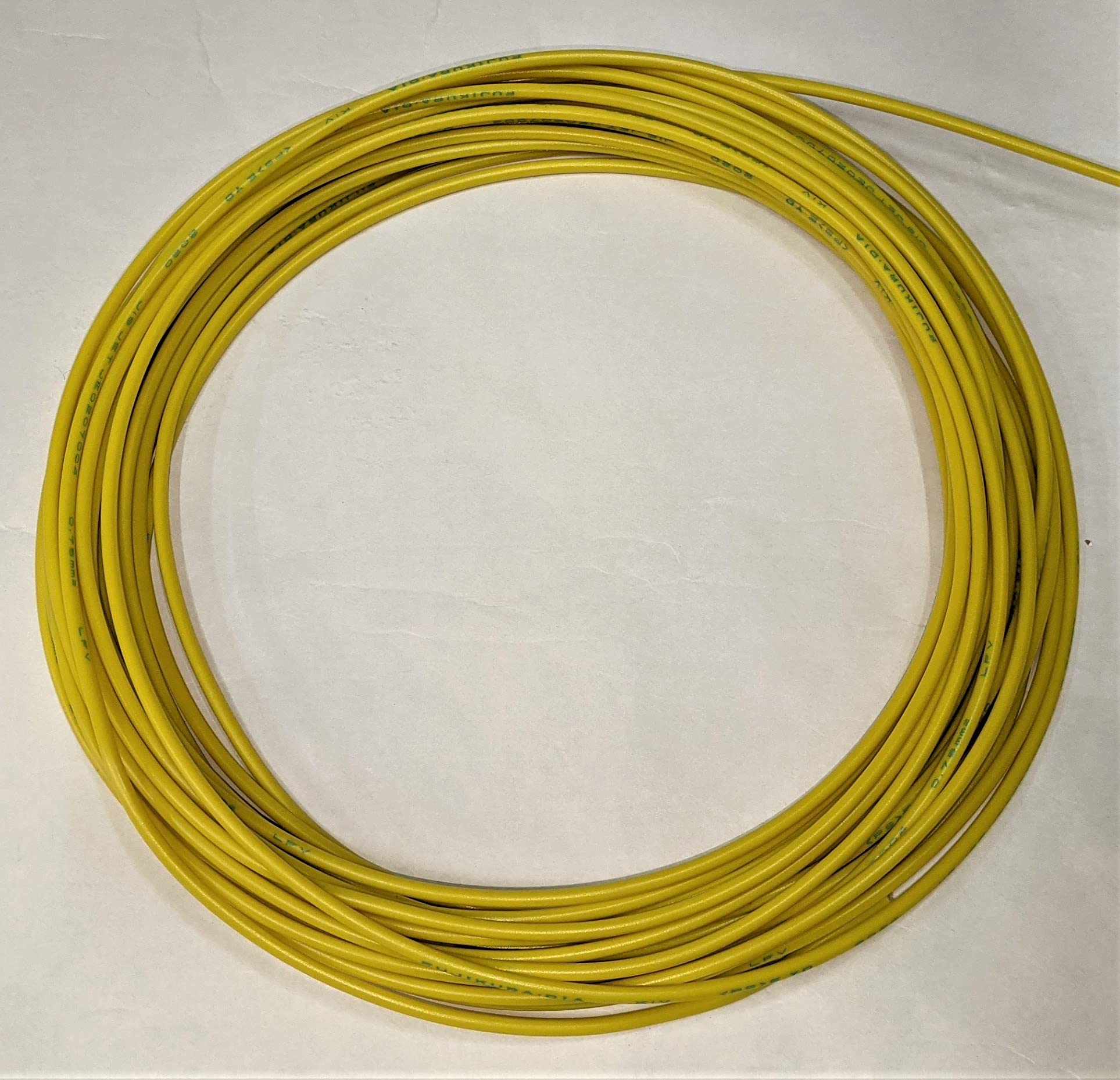 Amazon.co.jp: KIV 0.75SQ 黄 電気機器用ビニル絶縁電線 10m Amazon.co.jp: KIV 0.75SQ 黄 電気機器用ビニル絶縁電線 10m