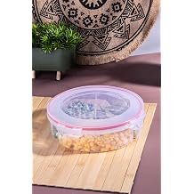 3 B lmeli Yuvarlak Saklama Kab  1350 ml Hava Ge irmez S v  S zd rmaz, CAN.PP54