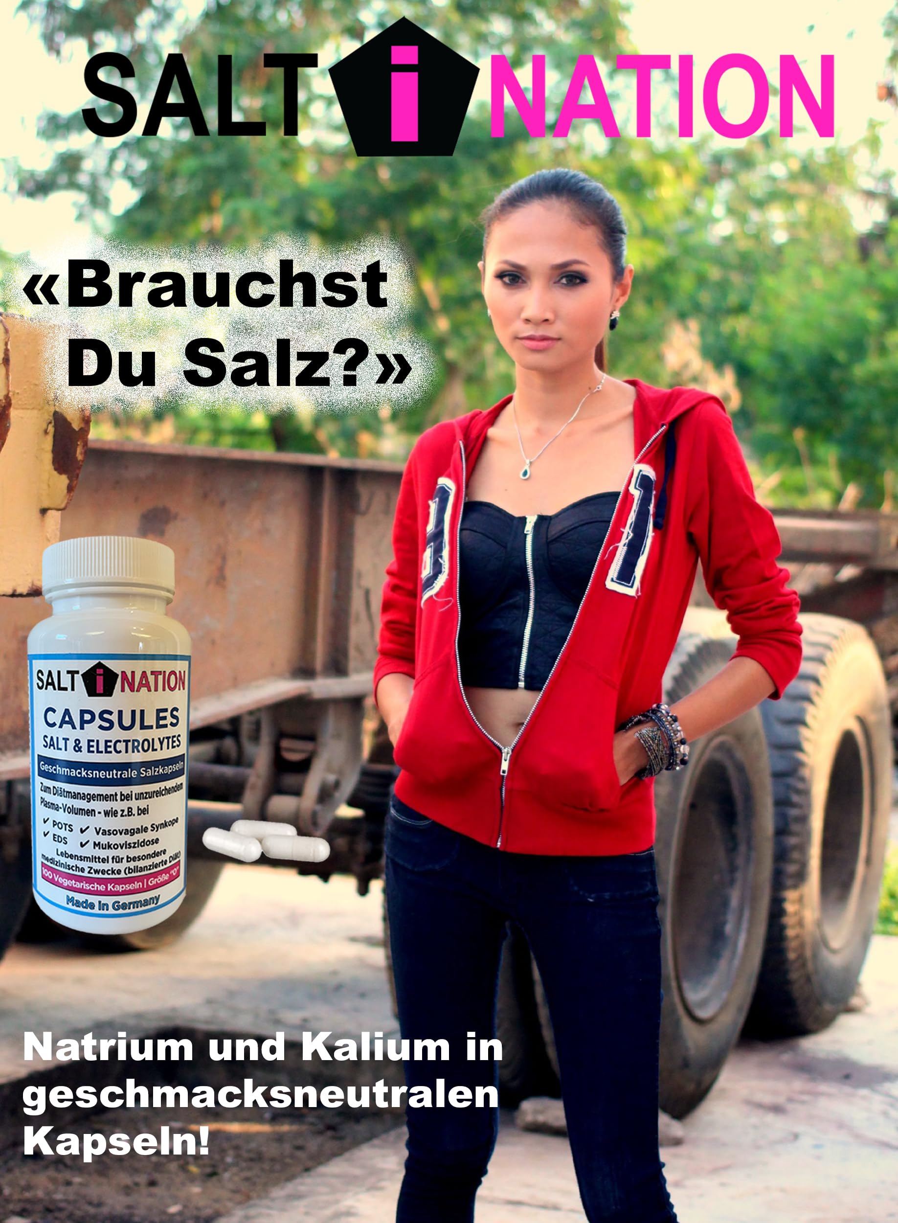 100 Salz- und Elektrolytkapseln mit Natrium und Kalium zur bilanzierten Diät