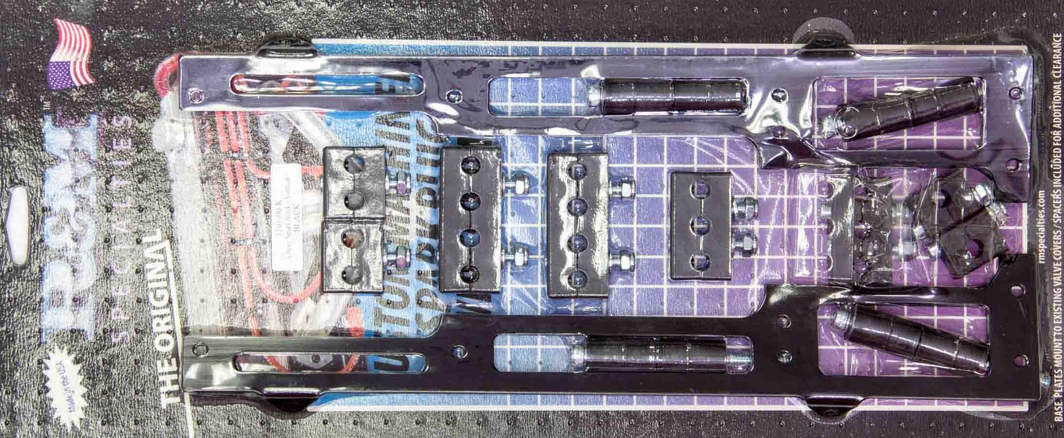 R&M 1101-90K Black Vertical Style Spark Plug Wire Loom