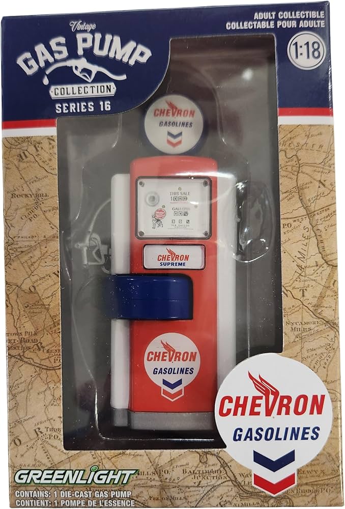 Amazon.com: GreenLight Collectibles 1:18 Scale Vintage Retro Gas