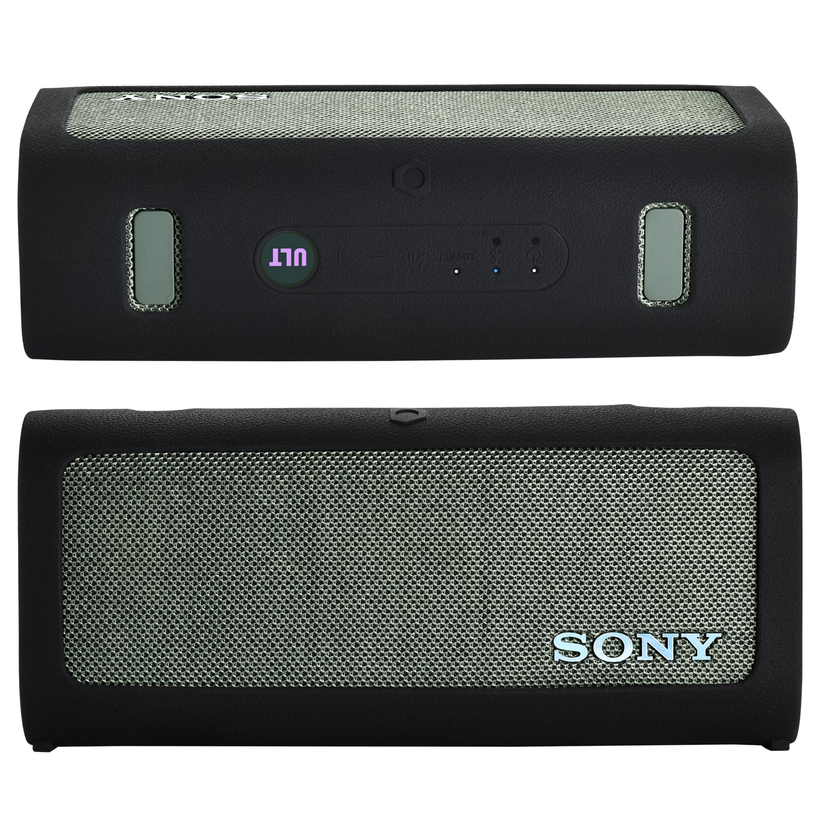 Silikonowe Etui do Sony ULT FIELD 3 - Przenośny głośnik Bluetooth,Przenośny Pokrowiec Podróżny Miękki Futerał Ochronny Pokrowiec do Sony ULT FIELD 3 Bluetooth Speaker(Czarny)