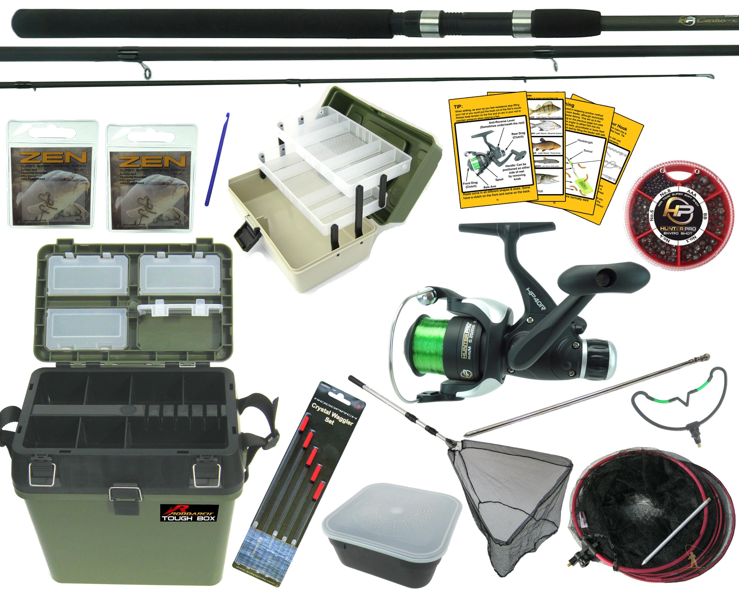 Complete NGT Beginner Float Fishing 10ft Rod And Reel Tackle Match Set - View #8