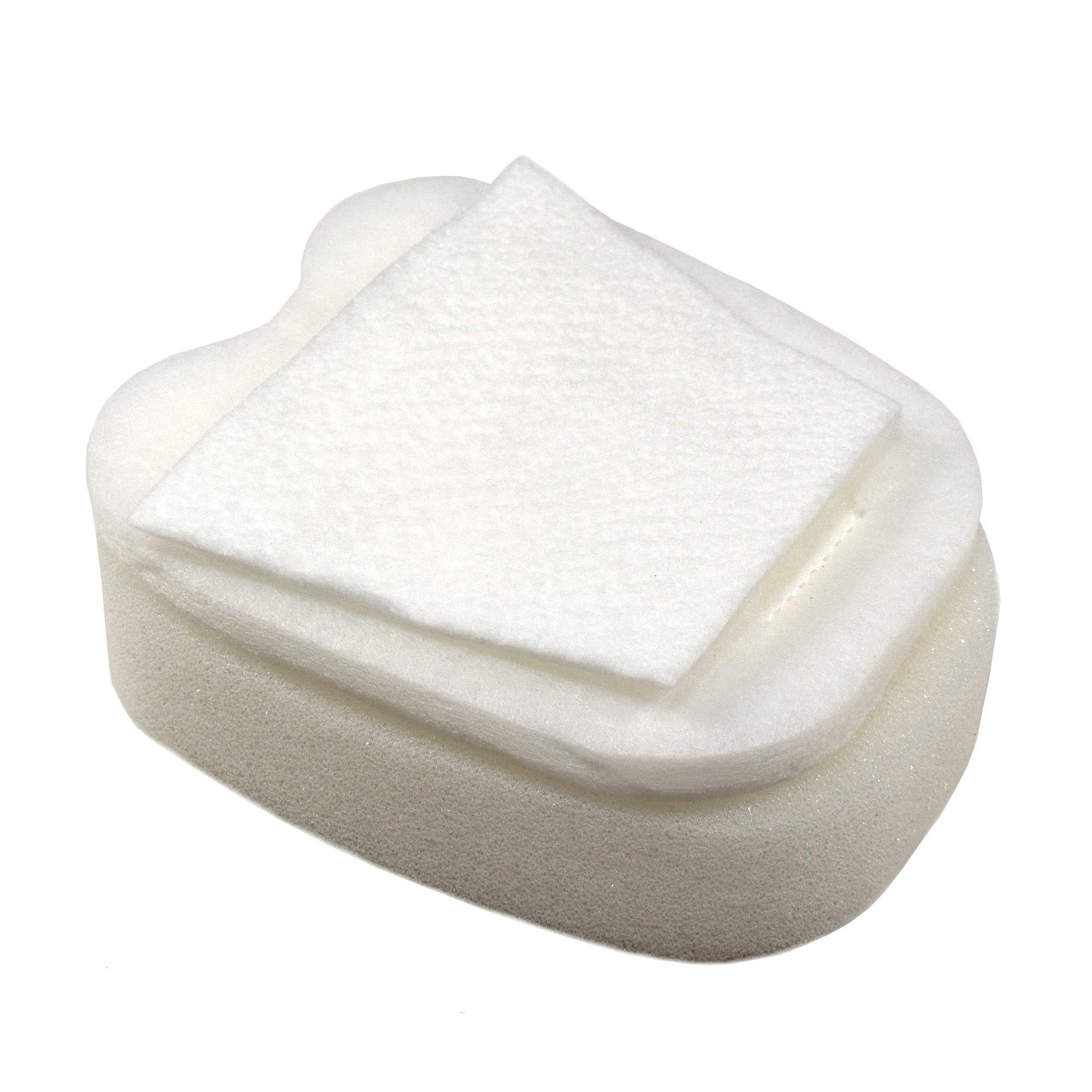 HQRP Foam & Felt Filter Kit compatible with Shark Rocket HV319 HV320 HV321 HV322 HV324 HV345 UV330 UV380 UV422 UV425CCO ZS350 ZS351 ZS352 ZS360 Stick Vacuums, Parts XPMFK320 & 1084FTV320 Replacement
