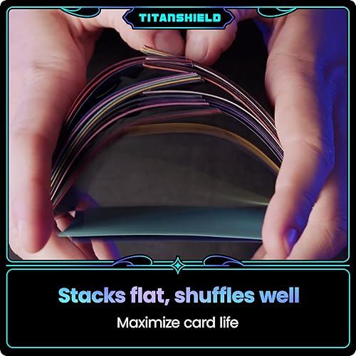 Miniatura 5 de TitanShield Fundas Premium para Cartas Compatibles con Pokémon, One Piece, Lorcana, Flesh & Blood, y Magic The Gathering MTG (150 Fundas -