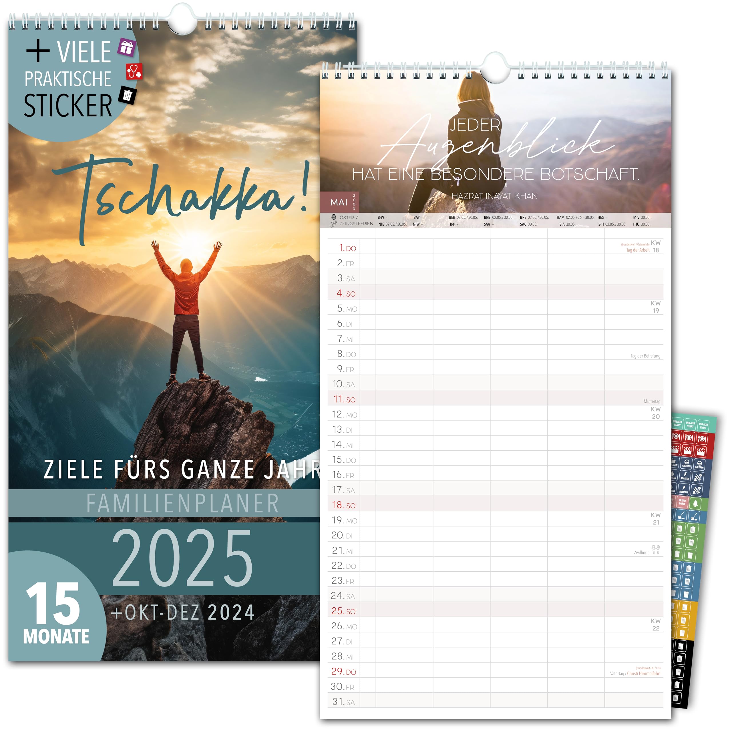 Familienkalender 2026 Mit 5 Spalten - Organisation Für Die Ganze Familie!